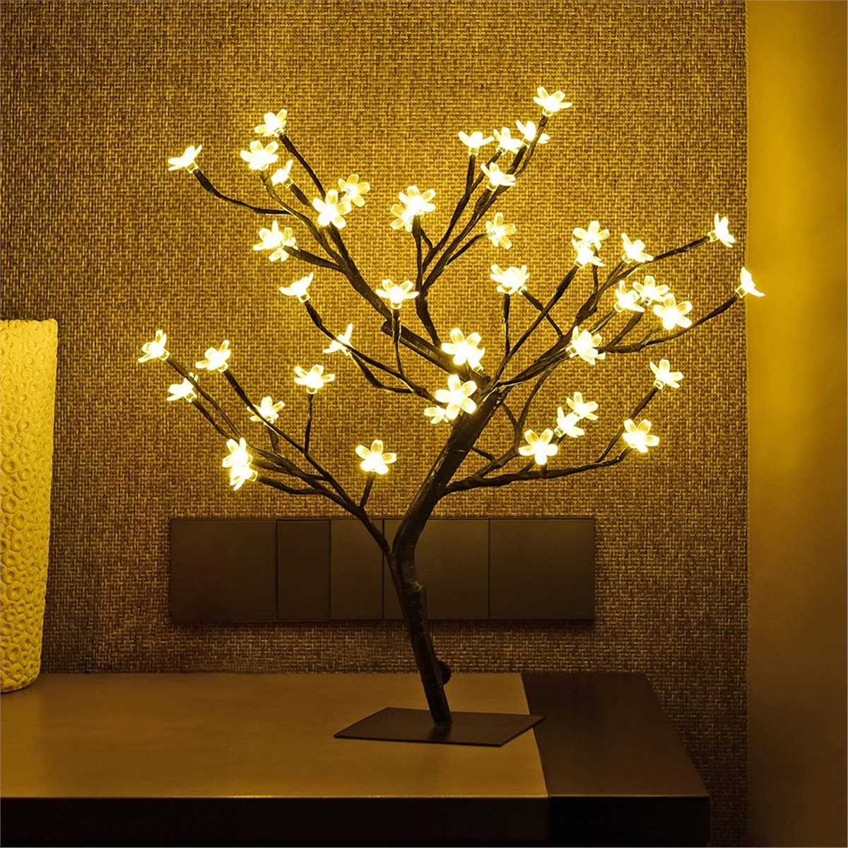 Decor Lighting Discount - Grote korting LED tafellamp kersenbloesem bureaukamer