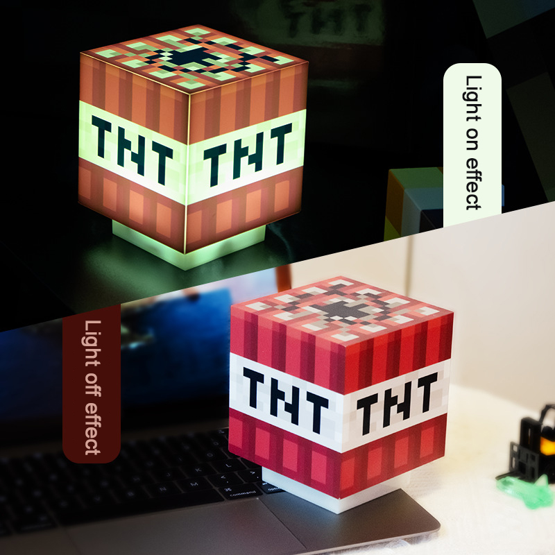 Lighting World Decor - LED TNT-lamp met officiële gamegeluiden, handzaam