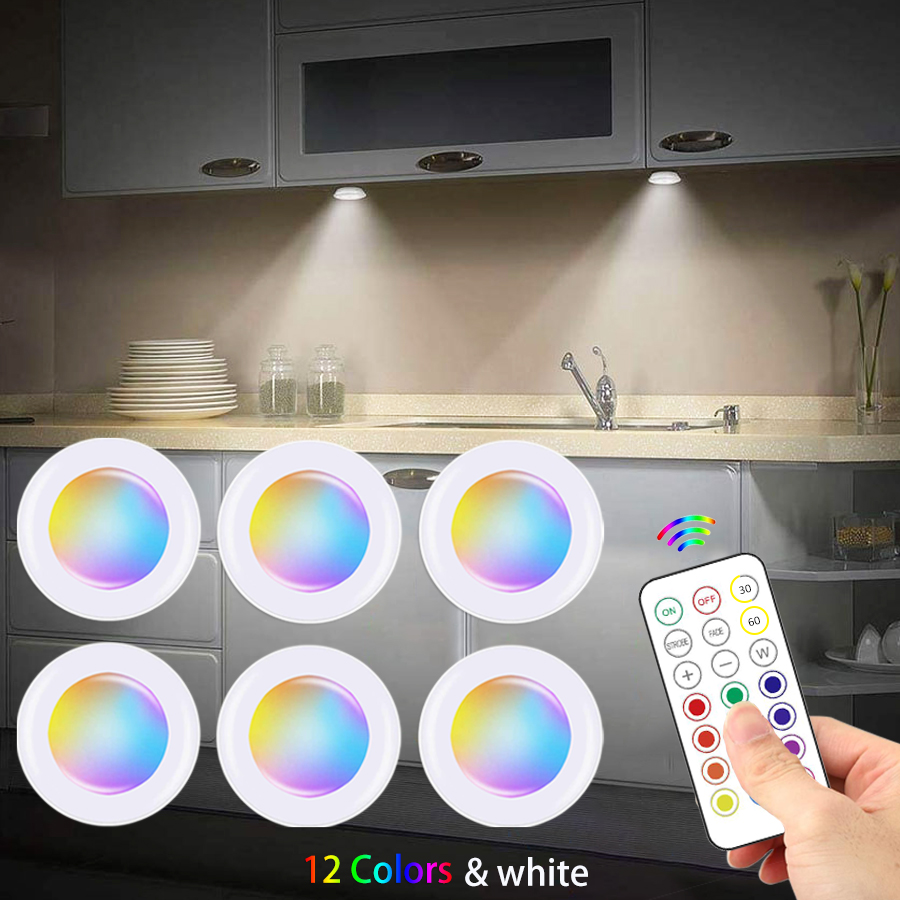 Kitchen Decor Lighting - 13-kleuren RGB LED onderkastverlichting Draadloze afstandsbediening
