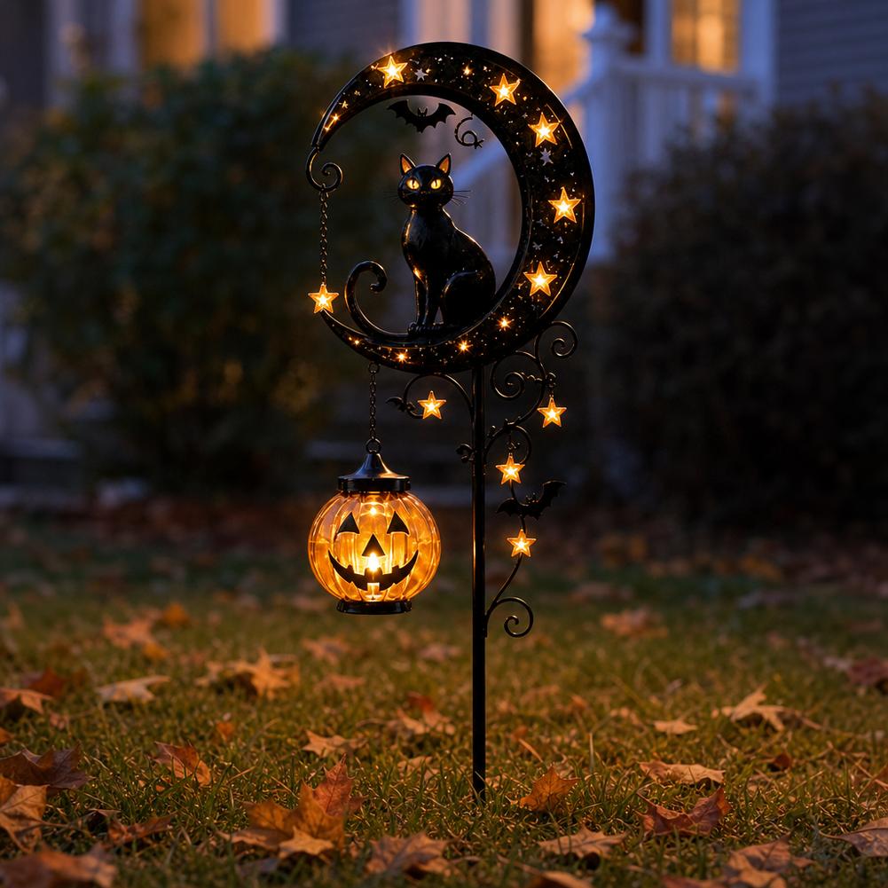Halloween Zwarte Kat Maan Gron - Led Moon Lamp recensie en prijs