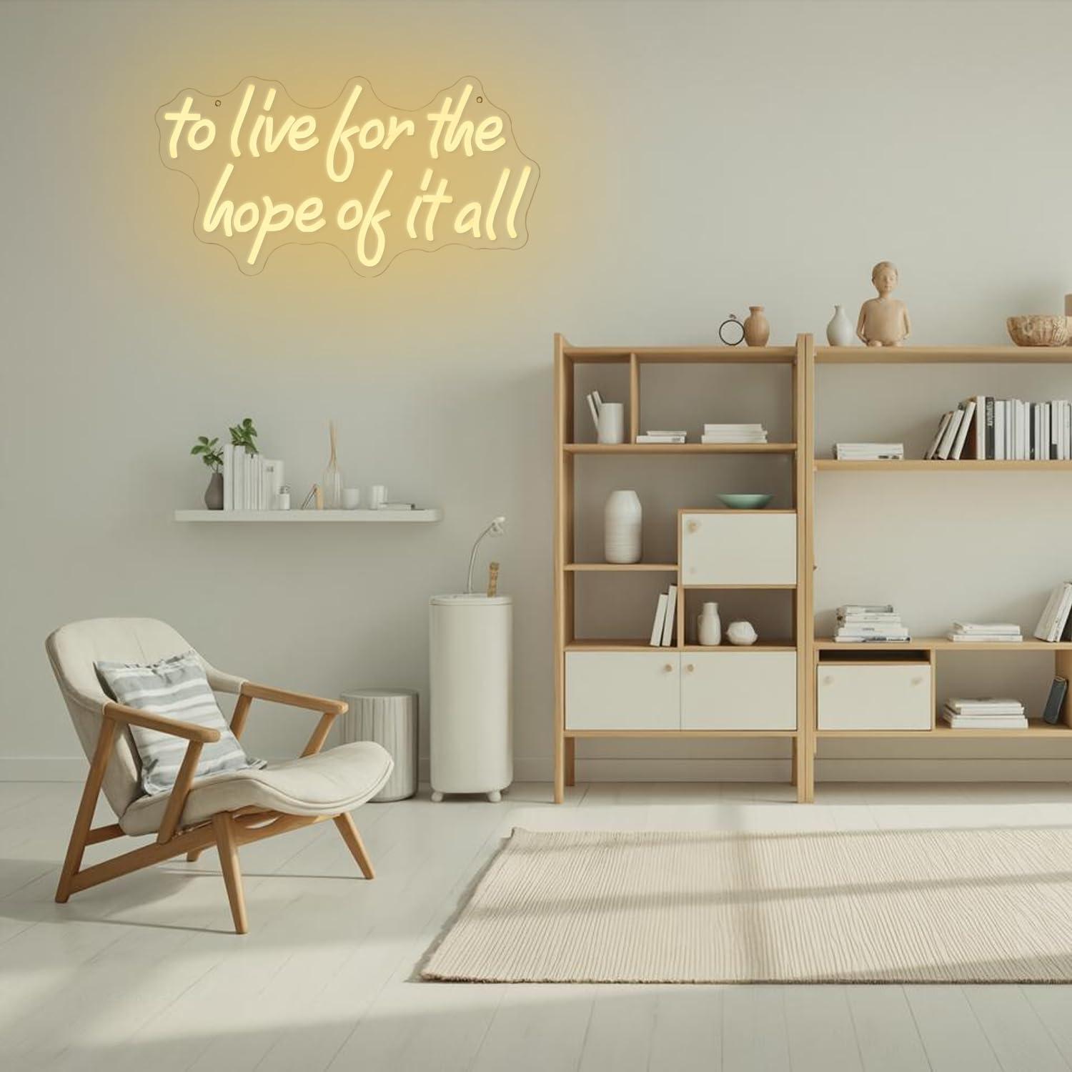 Om te leven voor de hoop van a - Wall Decor Lighting recensie en prijs