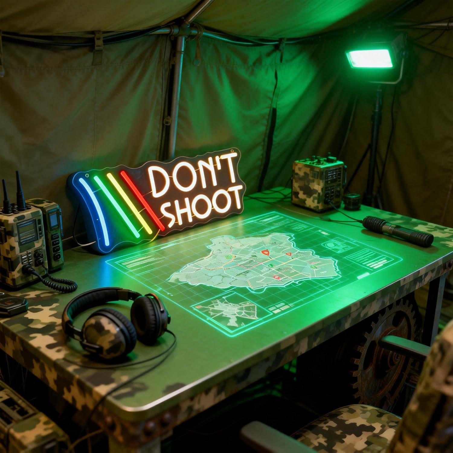 Don't Shoot Neon Sign Rainbow  - Wall Decor Lighting recensie en prijs