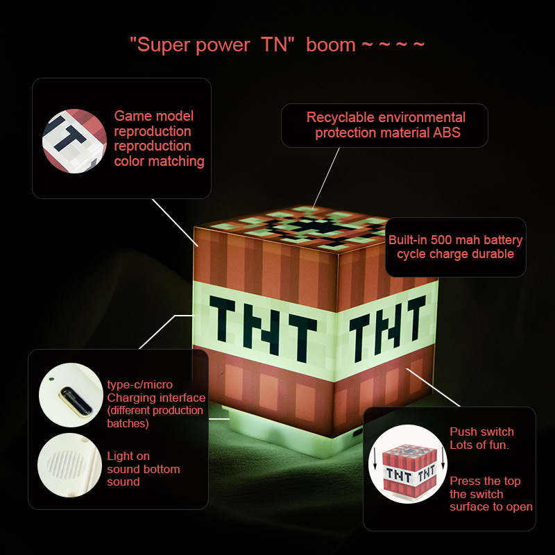 LED TNT-lamp met officiële gam - Lighting World Decor recensie en prijs