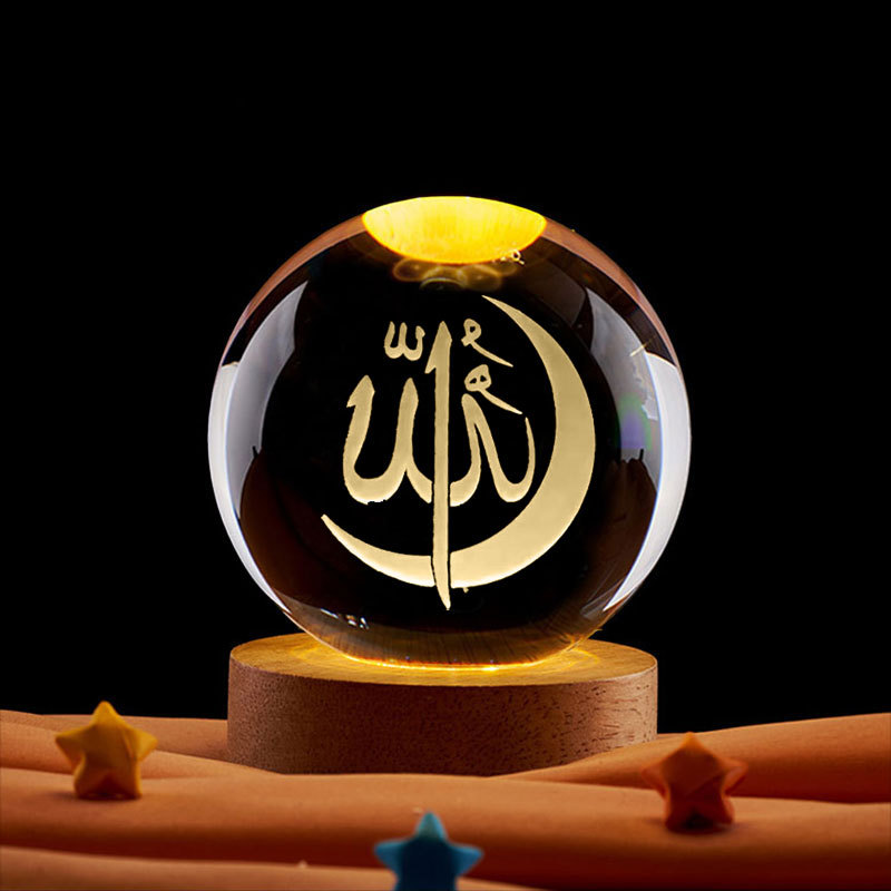 Ramadan Decoratie 3D Kristalle - Led Moon Lamp recensie en prijs