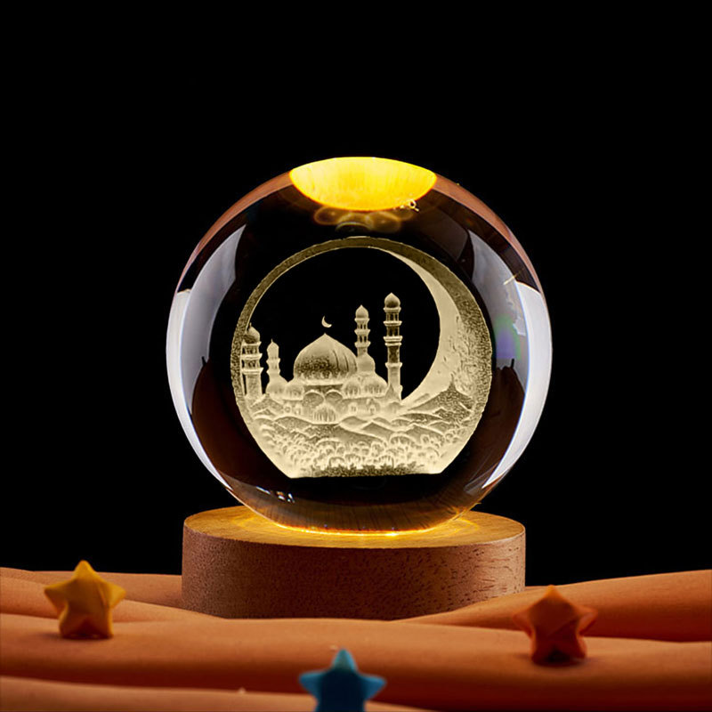 Ramadan Decoratie 3D Kristalle - Led Moon Lamp recensie en prijs