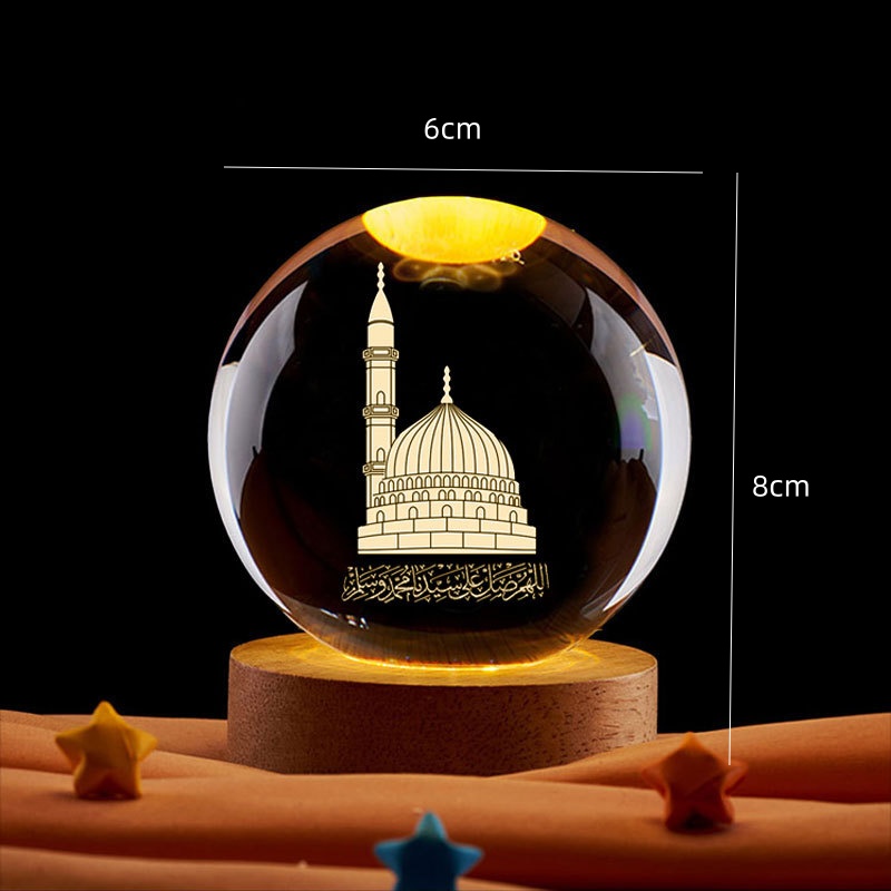 Ramadan Decoratie 3D Kristalle - Led Moon Lamp recensie en prijs