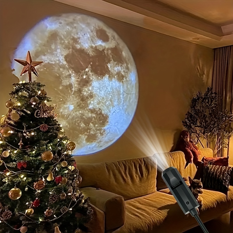 Maan Aarde Projector Licht USB - Lighting Room Decor Photo recensie en prijs