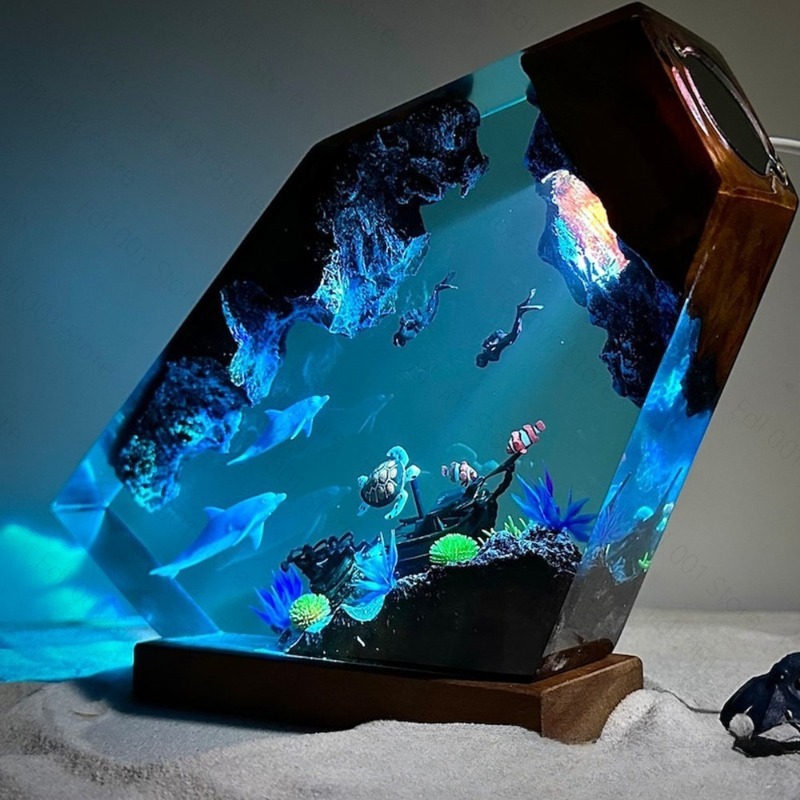 Dolfijn en Schildpad Harsen Na - Lighting World Decor recensie en prijs