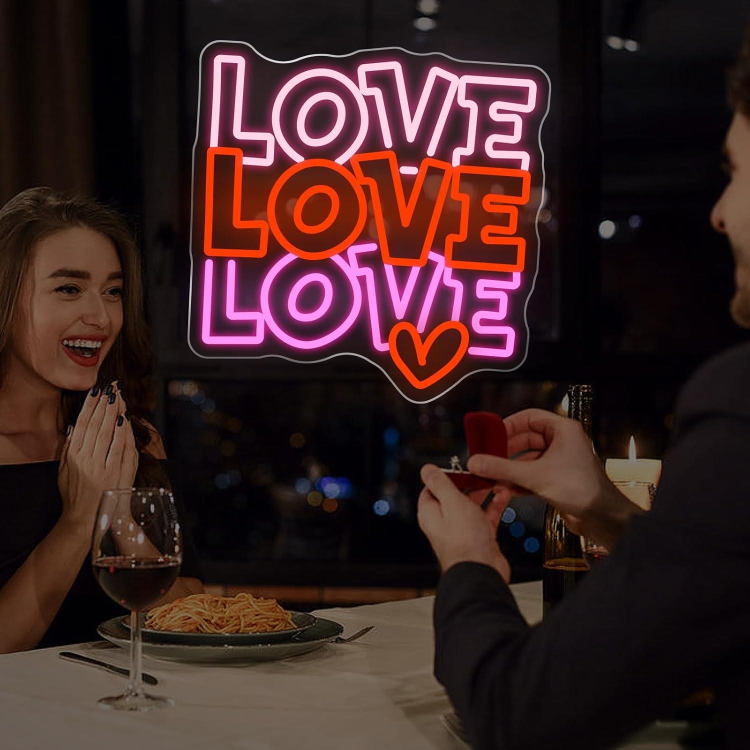 Liefdes Neon Sign USB Dimbare  - Wall Decor Lighting recensie en prijs