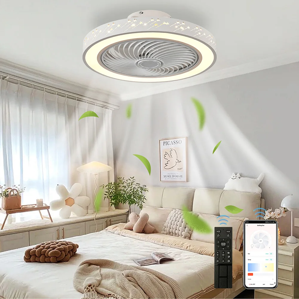 Slimme App Plafondventilator 4 - Decor Lighting Ceiling Fans recensie en prijs