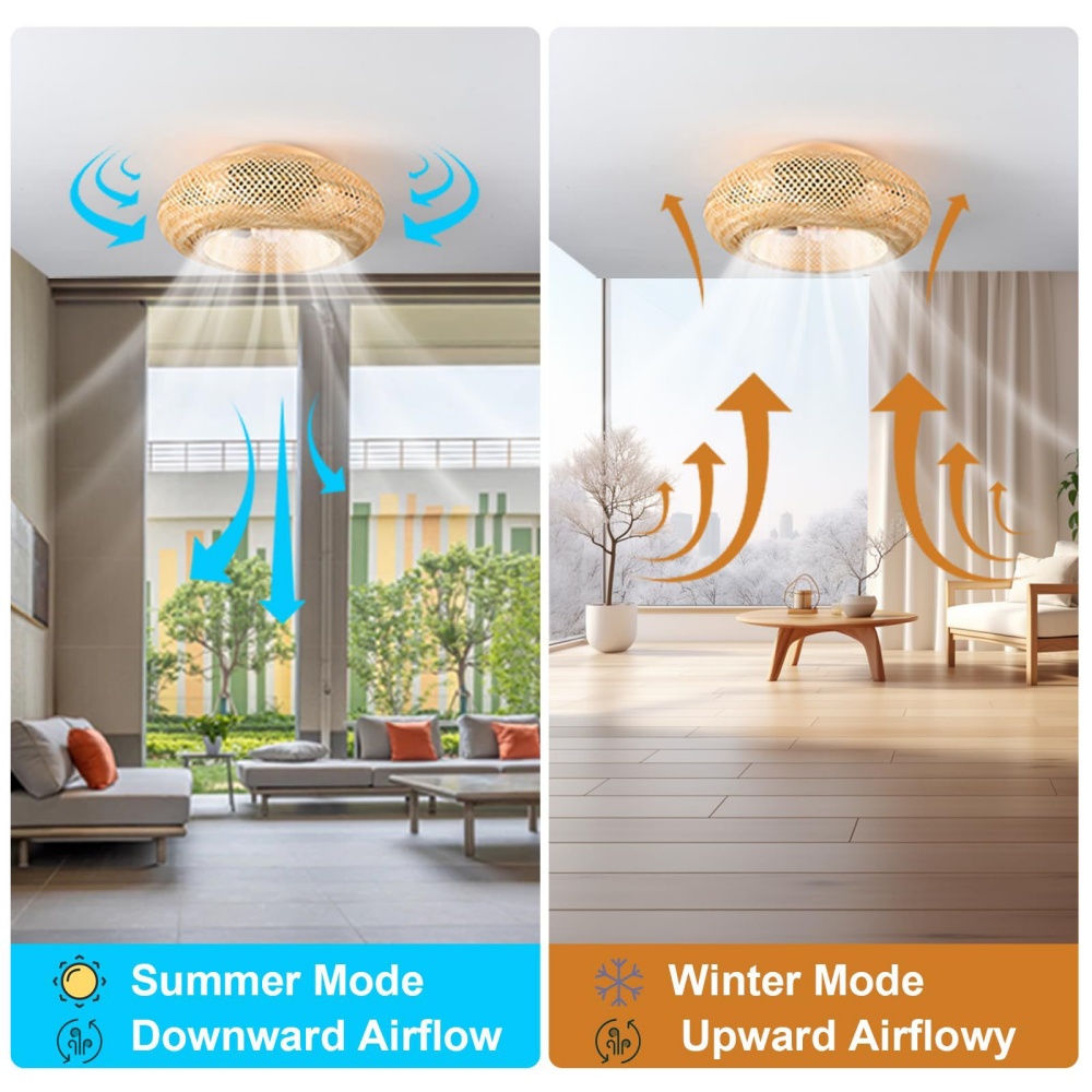 Bamboe Plafondventilatorlamp m - Decor Lighting Ceiling Fans recensie en prijs