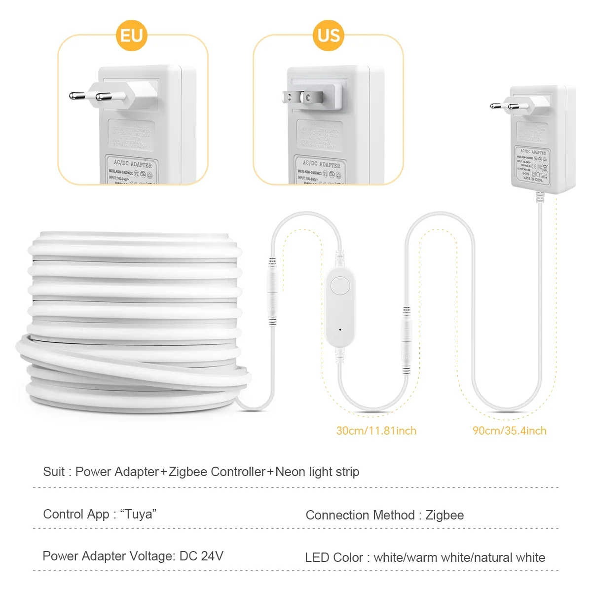 Zigbee 3.0 24V Neon LED Strip  - Kitchen Decor Lighting recensie en prijs