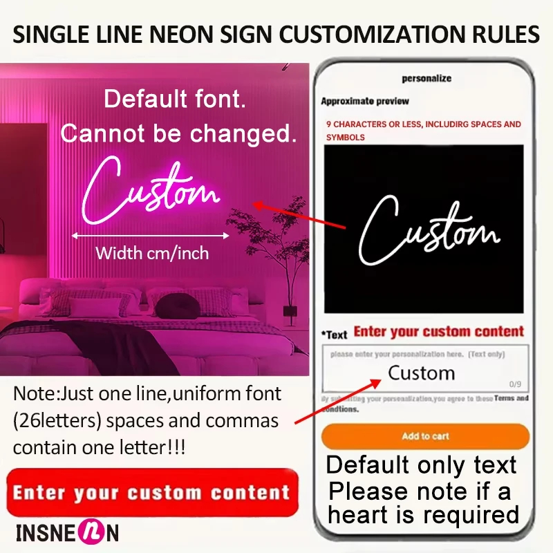 Aangepaste naam neon teken - U - Neon Sign Custom Led recensie en prijs
