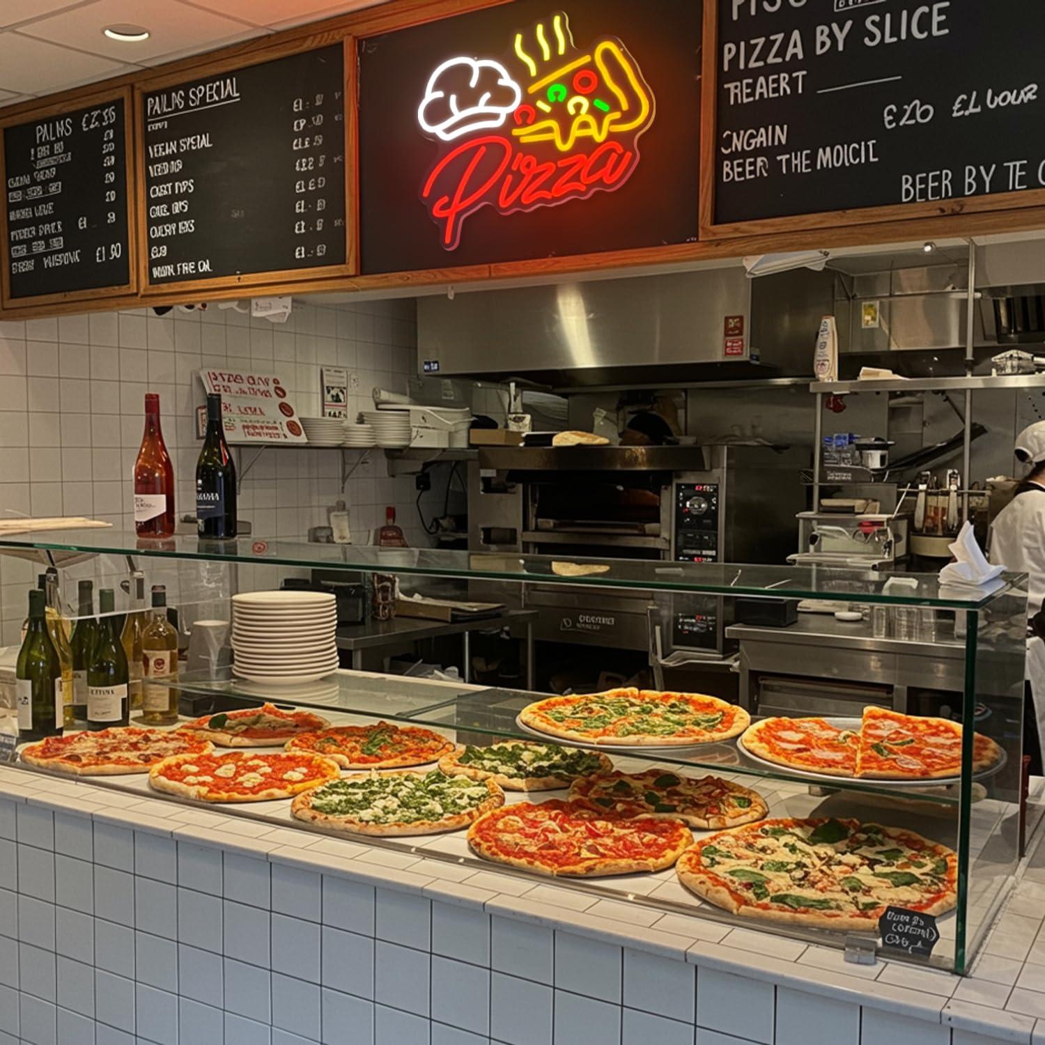 Pizza Neonbord Kleurrijke Pizz - Wall Decor Lighting recensie en prijs